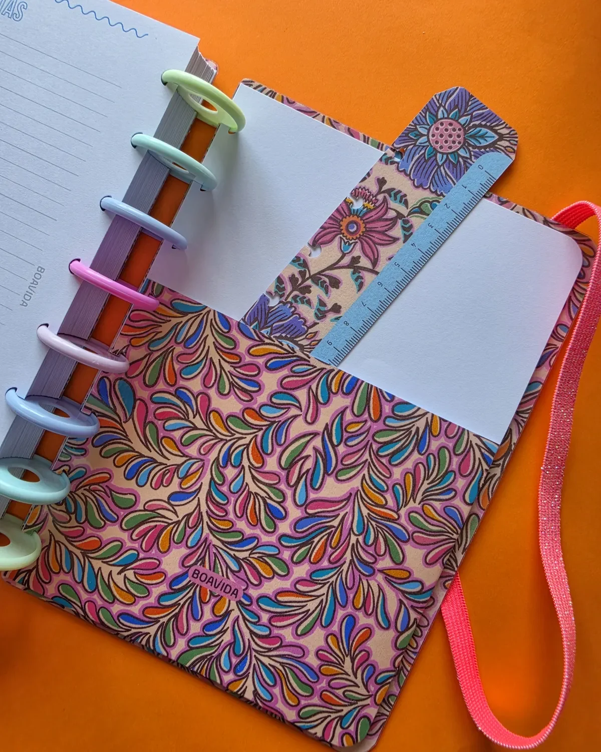 Agenda Con Discos Diaria A5 "Jardín Oriental"