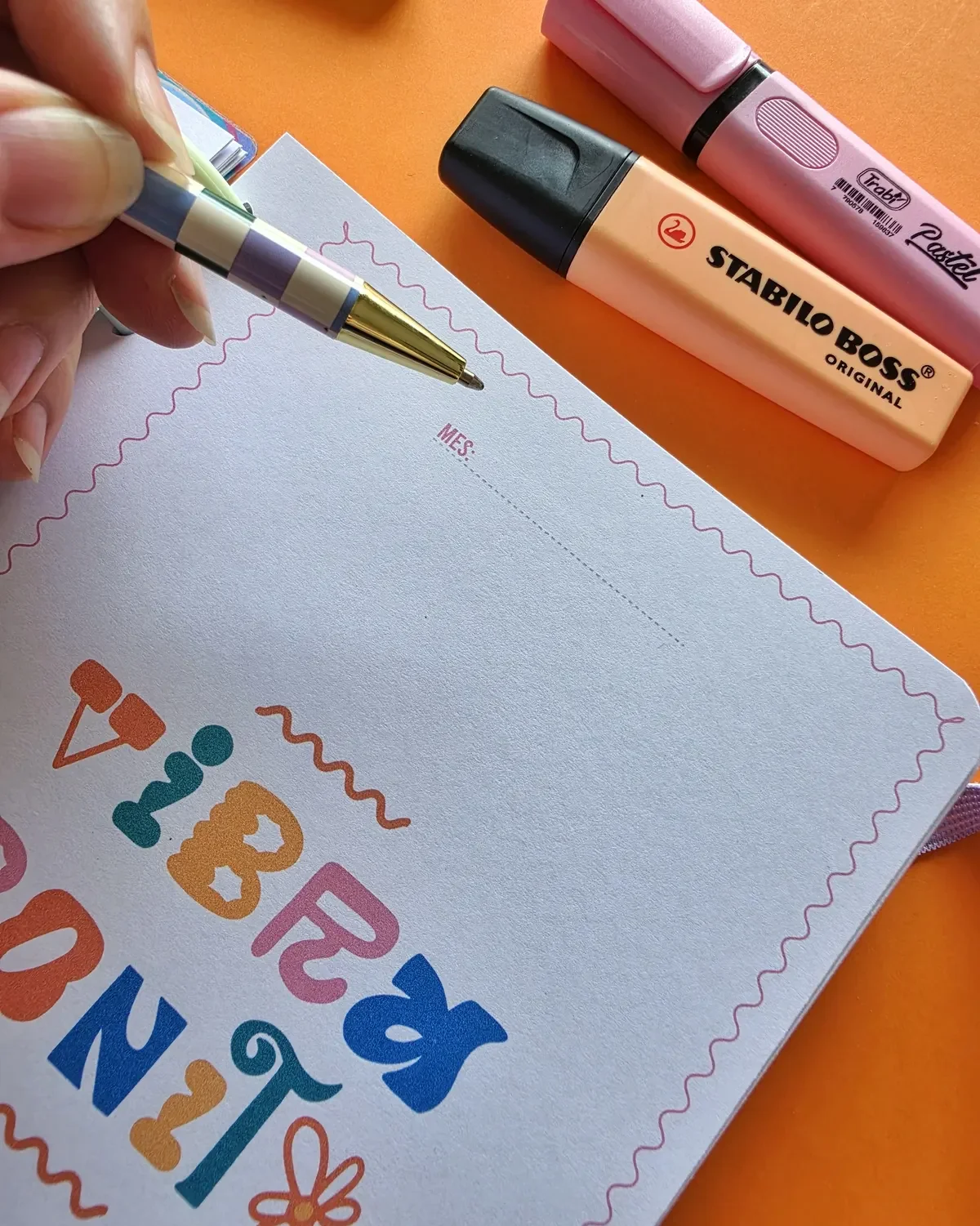 Agenda Con Discos Diaria A5 "Sinfonía de Color"