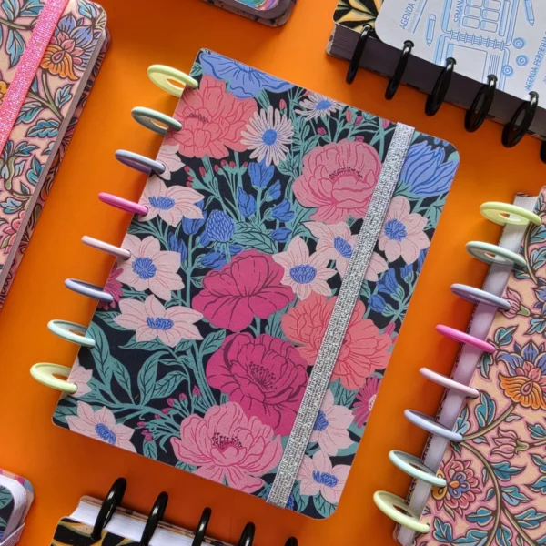 Agenda Con Discos Semanal A5 "Jardín de Ensueño"