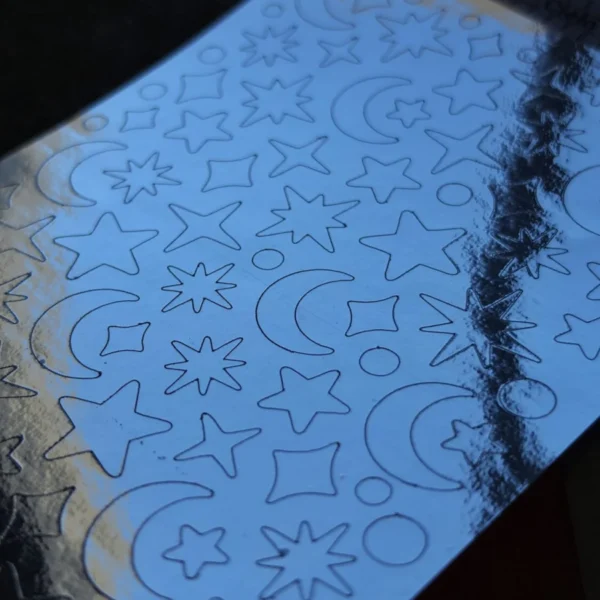 Sticker Cielo estrellado  - cromo Plata