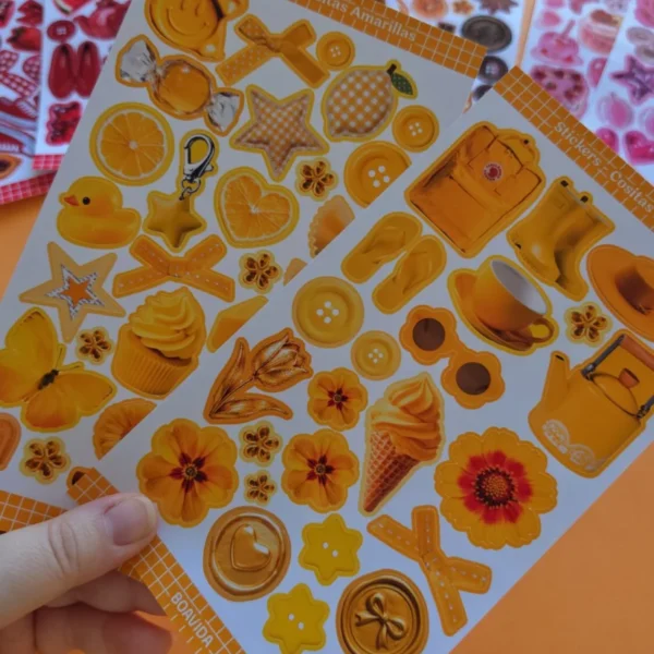 Sticker Cositas Amarillas