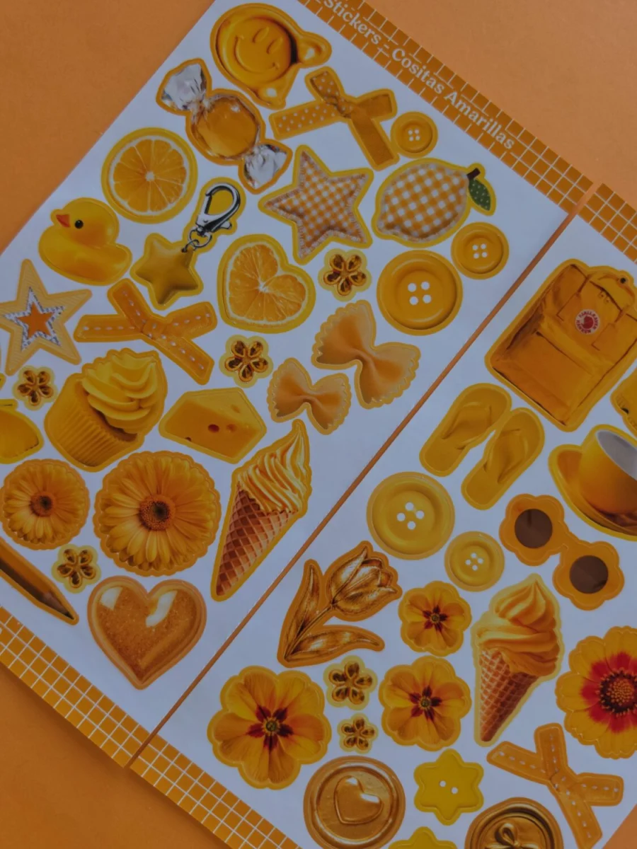Sticker Cositas Amarillas