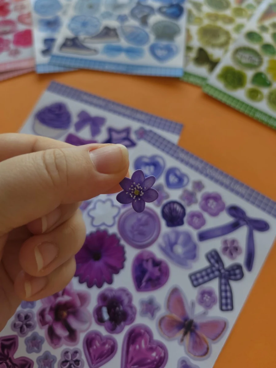 Sticker Cositas Lilas