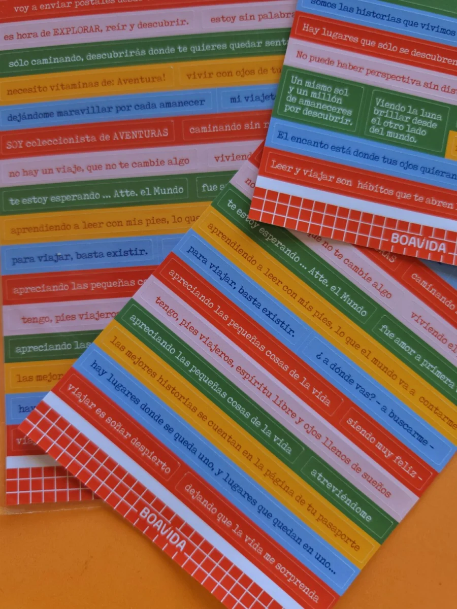 Sticker Frases - Alma Nómade ( viaje)