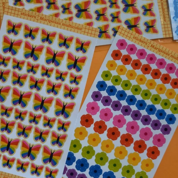 Sticker Mariposas Multicolor