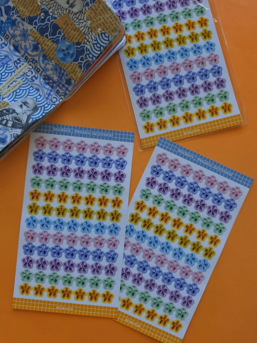 Sticker Petalos de cristal