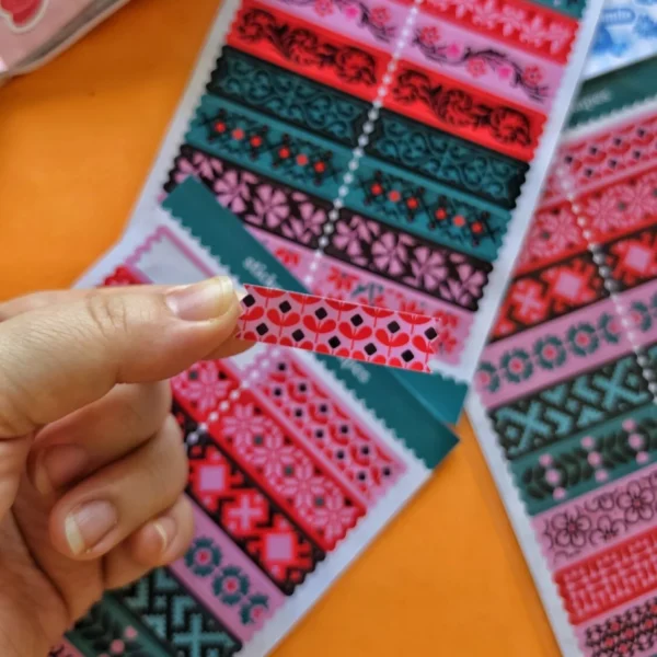 Sticker Washitape - Carmesí