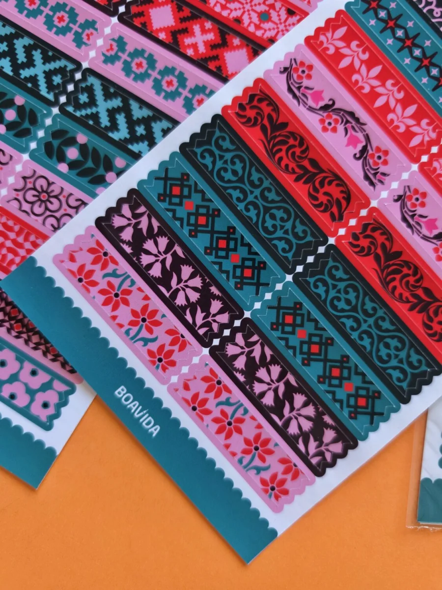 Sticker Washitape - Carmesí